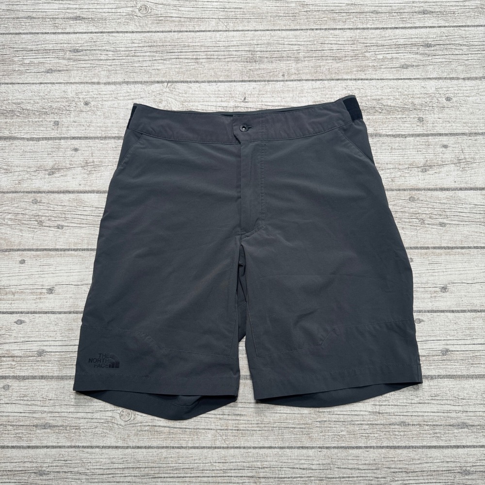 The North Face Shorts Men's 32 Dark Gray Quick Dry Elastic Waist Hiking Athletic